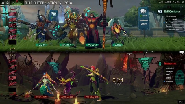 GRAND FINAL QL NA Immortals vs EG game 1 bo3 25.06.2018