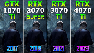 GTX 1070 Ti vs RTX 2070 SUPER vs RTX 3070 Ti vs RTX 4070 Ti – Test in 8 Games