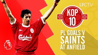 Liverpool FC. Top 10 Anfield Goals v Saints