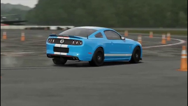 2013 Ford Mustang GT500 Top Gear Track