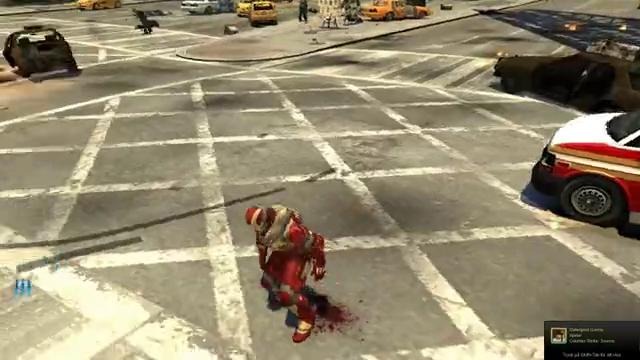 Grand Theft Auto 4 «Модификация Iron Man 3, Mark XVII Armor»