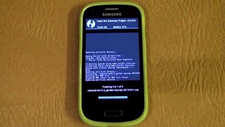 Видео инструкция по установке CyanogenMod 10.2 на Galaxy S3 mini i8190