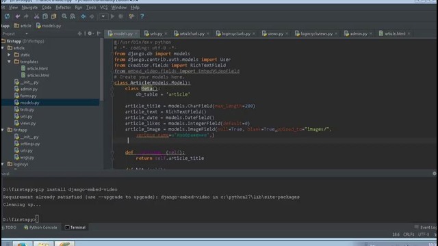 Как добавить видео с YouTube в Django
