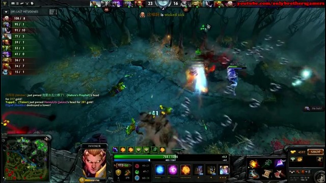 Dota 2 – Vurtune China Pro Invoker – Gameplay
