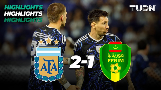 Ртоқлик ўйини. Аргентина – Мавритания 2:1