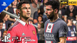 (PS5) FIFA 23 – NEXT-GEN Gameplay PSG vs MAN UTD | Realistic Ultra Graphics Gameplay [4K 60FPS HDR]