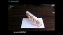 Прикольная иллюзия с домино