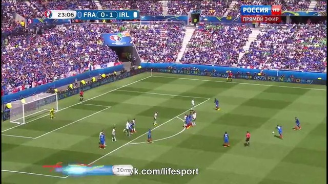 Франция – Ирландия | Чемпионат Европы 2016 | 1/8 финала | Обзор матча