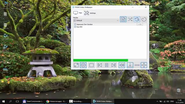Живые анимированные обои Windows 10