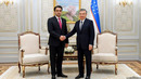 Shavkat Mirziyoyev Emomali Rahmon o‘g‘lini qabul qildi
