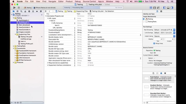 Xcode 5.1 Tutorial iOS 7.1 Facebook Login