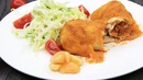 Котлета по-киевски с кимчи