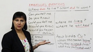 Grammar- How to ask questions correctly in English – Embedded Questions