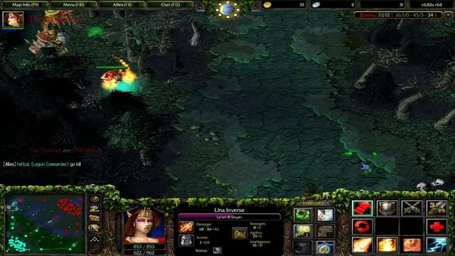 Dota – best lina in the world (beyond godlike) (11.01.2019)