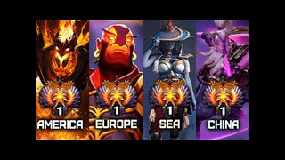 TOP-1 Rank of All Regions — Best of SEA, EU, America and China