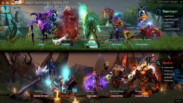 Liquid vs NewBee #1 02.11.2017 (BO3) Dota PIT MINOR Playoff LAN Day 1