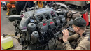 Man Fully Assembles Mercedes TRUCK ENGINE Perfectly | Start to Finish by @trucks channel razborgruz