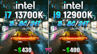 Core i7 13700K vs Core i9 12900K – Test in 8 Games
