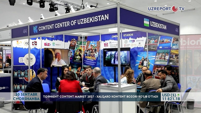 Toshkent Content Market 2027 – xalqaro kontent bozori bo’lib o’tadi