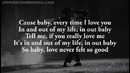 Michael Jackson Ft. Justin Timberlake – «Love Never Felt So Good» [Lyrics On Screen
