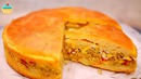 Быстрый заливной капустный пирог