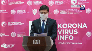 UZREPORT TVda Anvar Umarov ishtirokida koronavirus mavzusiga bag’ishlangan brifing