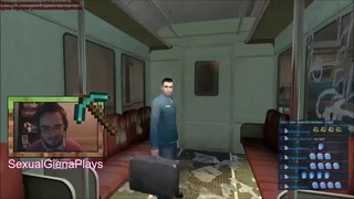 Летсплеер SexualGienaPlays играет в Half Life 2