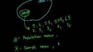 2. Statistics- Sample vs. Population Mean