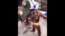 Прикольная MoNKey Шутит над людьми