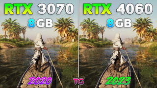 RTX 4060 vs RTX 3070 – Test in 10 Games