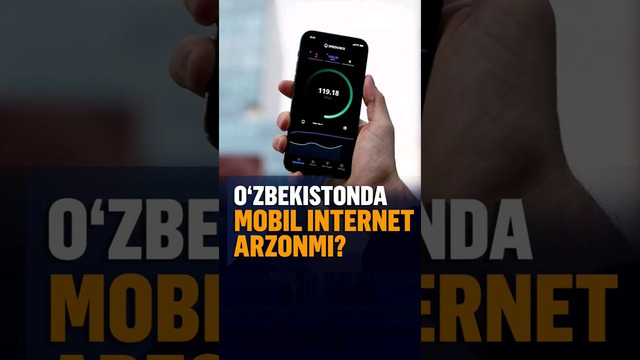 O‘zbekiston mobil internet narxi bo‘yicha dunyoda 22-o‘rinni egalladi