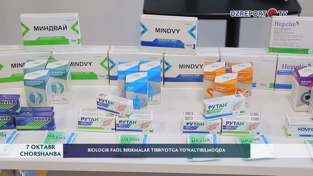 Biologik faol birikmalar tibbiyotga yo‘naltirilmoqda