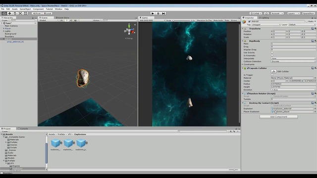 11. space shooter – portlashlar