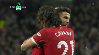 Связка Роналду и Кавани в матче «Тоттенхэм» – «Манчестер Юнайтед»