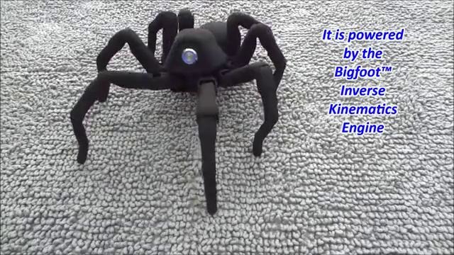 Паук-робот напечатанный на 3D принтере