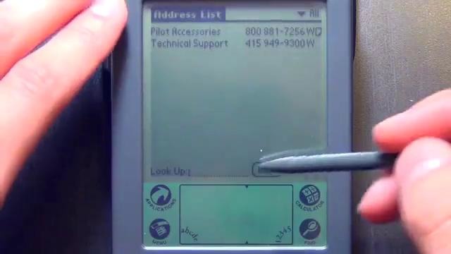 US Robotics Pilot. Первый Palm