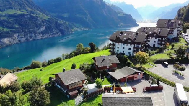 Швейцария | Маленькие деревушки, озеро, горы