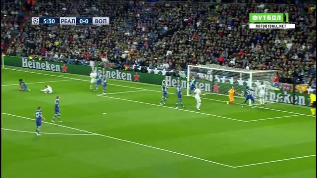 Реал Мадрид – Вольфсбург | Лига Чемпионов 2015/16 | 1/4 финала | 1-тайм