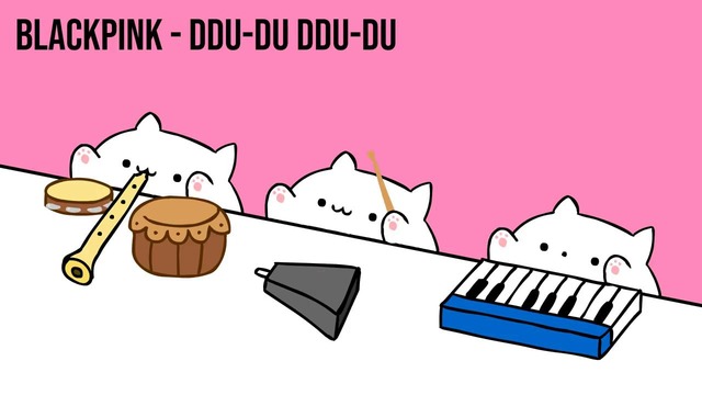 Bongo cats (cover) Blackpink – ddu-du ddu-du