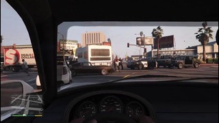 Сумасшедшая пробка в обновленной Grand Theft Auto V