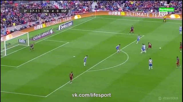 Барселона 5:0 Эспаньол | Гол Неймара