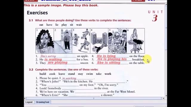 Grammar In Use Basic lesson 3 – present continous