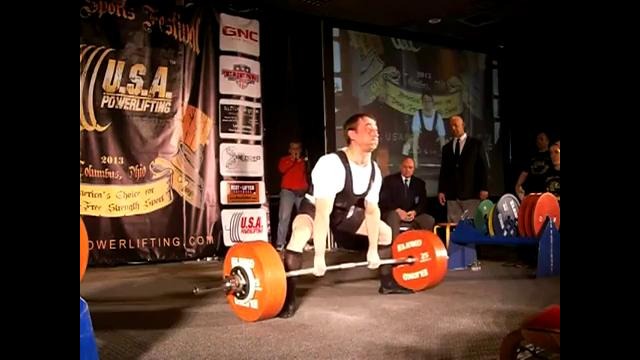Алексей Бахирев. Тяга 290,5кг, RAW. в/к 74 кг Мировой рекорд