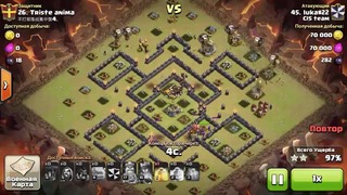 CIS team – Сборная СНГ. Clan war по взрослому. clash of clans