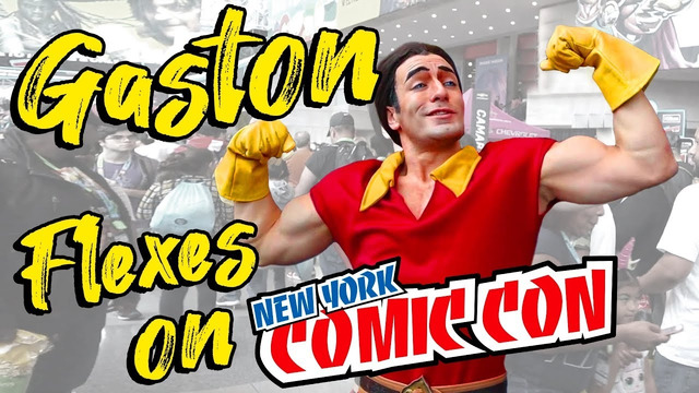 Gaston Flexes on New York Comic Con NYCC 2019 – With Leon Chiro