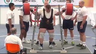 Andrey Konovalov 472.5kg squat – World Record Attempt World Games 2013