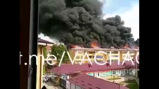 В многоэтажном доме в Андижане произошел пожар