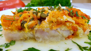 Запеченная рыба в духовке с овощами – просто и вкусно