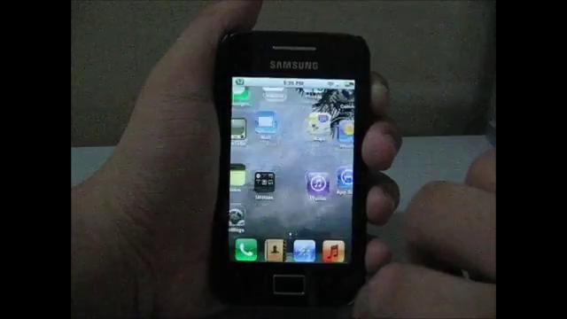IOS 5 на Samsung Galaxy Ace