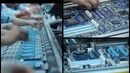 Производство материнских плат на заводах GYGABYTE